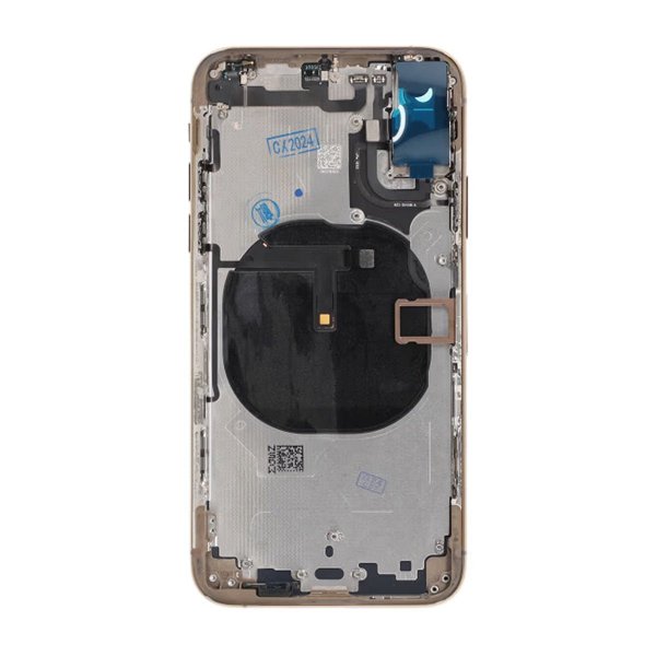 iPhone XS Bagside med Komplet Ramme Premium - Guld