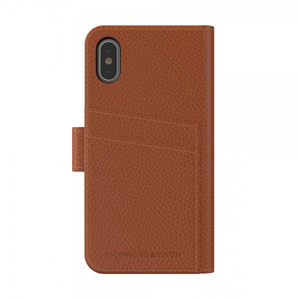 Richmond & Finch iPhone Xs Max Cover Wallet Aftageligt Cover Brun