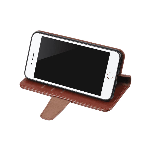 iPhone Xs Max Etui Udklappeligt Kortrum Brun