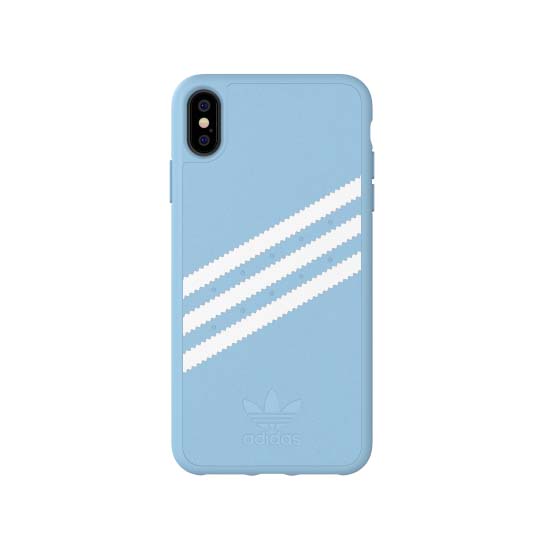 Adidas iPhone Xs Max Cover OR Moulded Case Suede FW18 Lyseblå