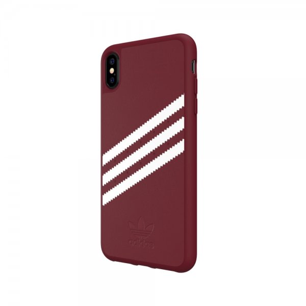 Adidas iPhone Xs Max Cover ELLER 3-Stripes Snap Case Ruskind SS19 Rød