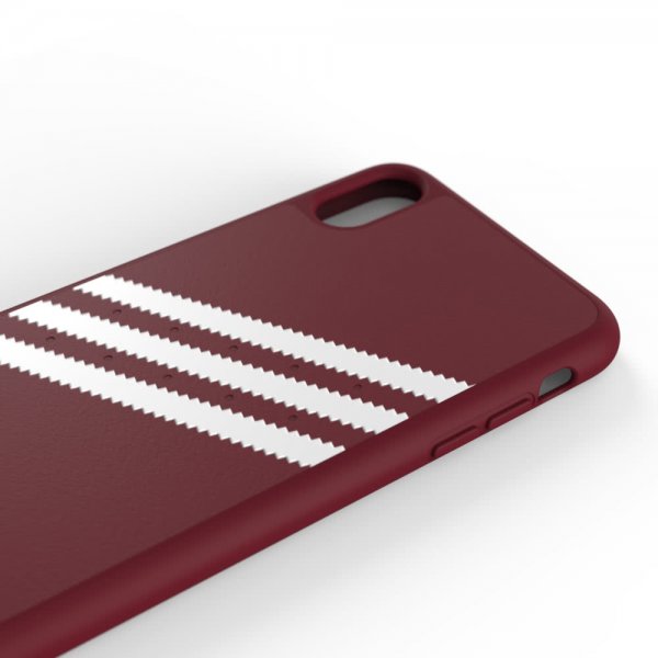 Adidas iPhone Xs Max Cover ELLER 3-Stripes Snap Case Ruskind SS19 Rød