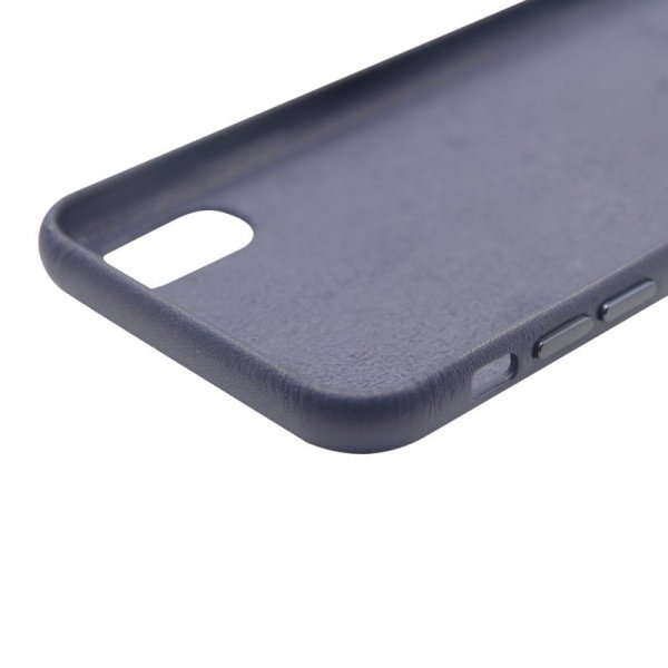 iPhone X/iPhone Xs Cover Læder Blå