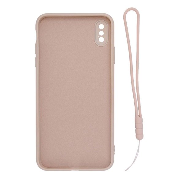 iPhone X/iPhone Xs Cover Silikone med Ringholder Rosa