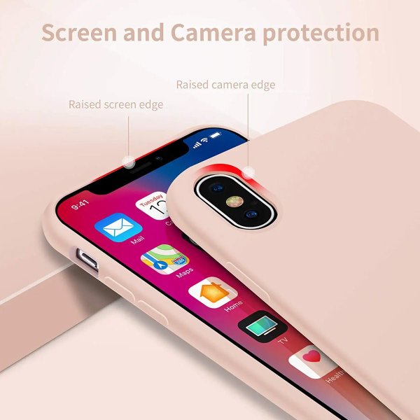 Rvelon iPhone X/iPhone Xs Cover Silikone Beige