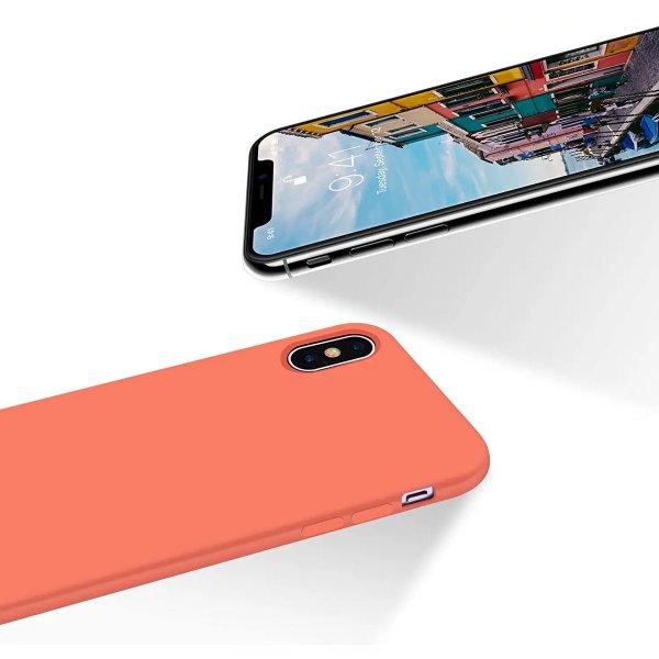 Rvelon iPhone X/iPhone Xs Cover Silikone Rosa