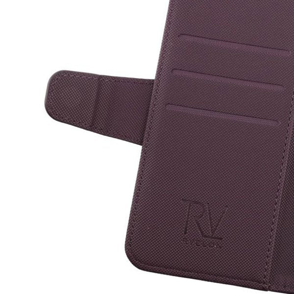 Rvelon iPhone X/iPhone Xs Cover Udklappeligt Kortrum Lilla