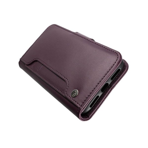Rvelon iPhone X/iPhone Xs Cover Udklappeligt Kortrum Lilla