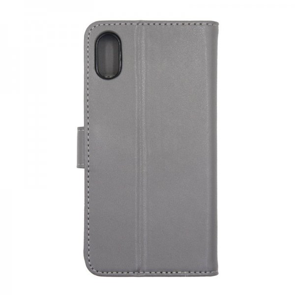 iPhone X/iPhone Xs Cover med Stander Grå