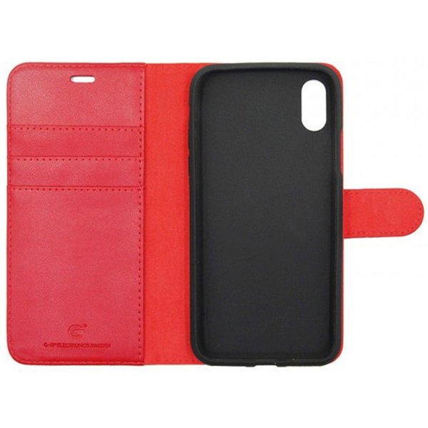 iPhone X/iPhone Xs Etui med aftageligt Cover Rød