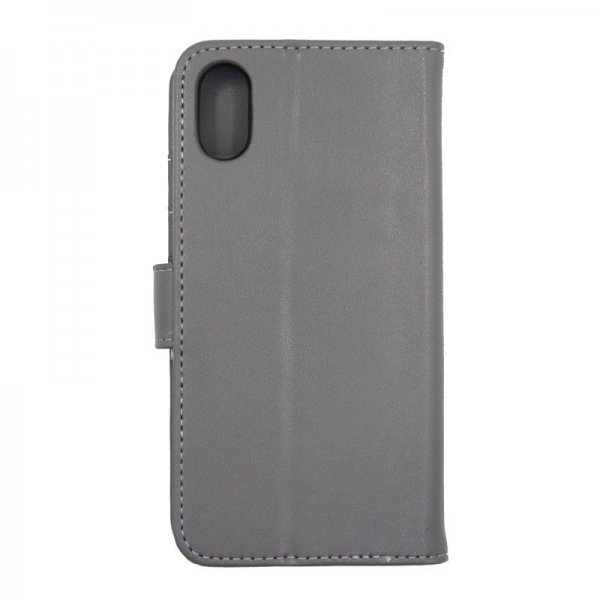 iPhone X/iPhone Xs Etui med Aftageligt Cover Grå