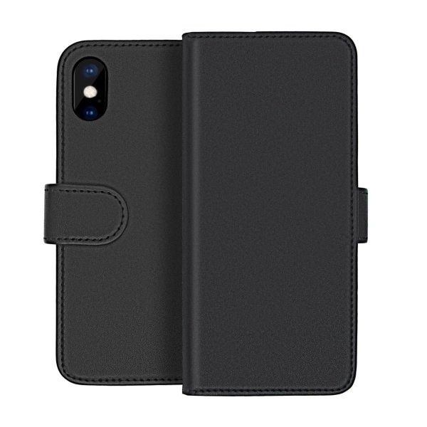 Rvelon iPhone X/iPhone Xs Cover Magnetisk Aftageligt Etui Sort