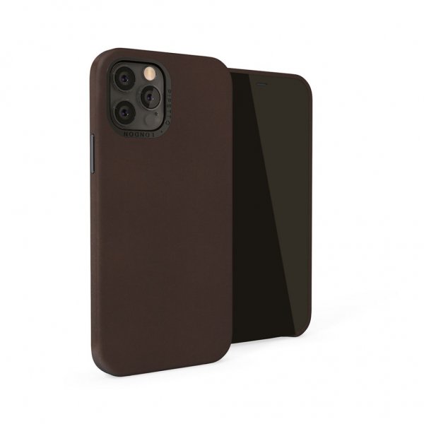 Pipetto Magnetic Leather Case til iPhone 12/12 Pro Brun