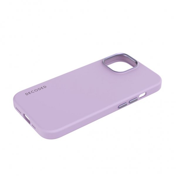 Decoded iPhone 15 Cover Silikone Bagcover Lavender