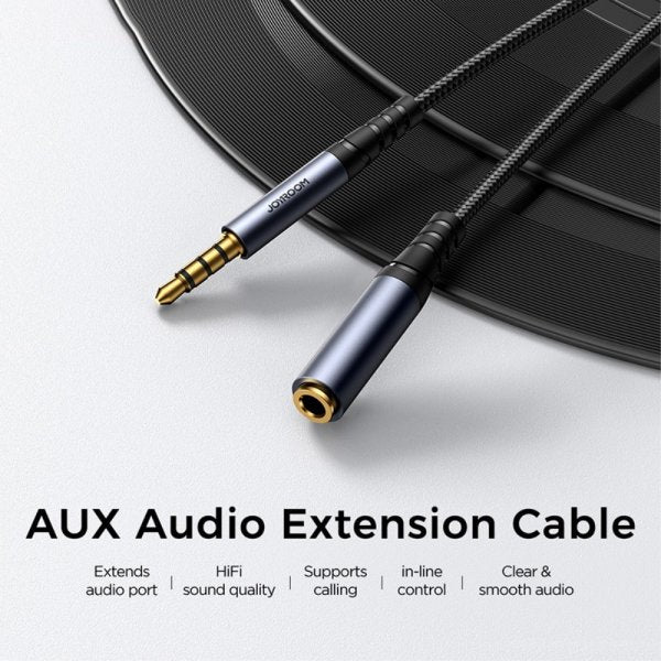 Joyroom Kabel AUX Audio forlængerkabel 3.5mm 1.2m