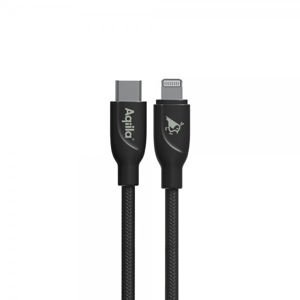 Aqiila Kabel Cablebird CB21 USB-C til Lightning 60W 1m Sort