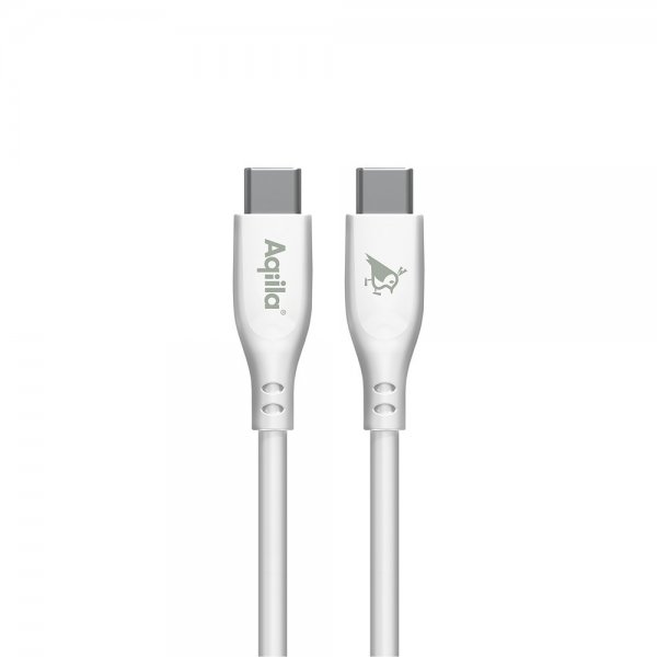 Aqiila Kabel Cablebird CS11 USB-C til USB-C 60W 1m Hvid