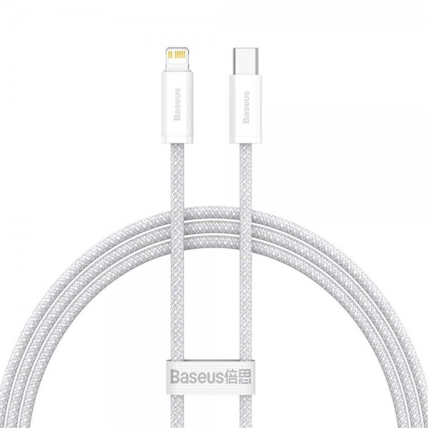 Baseus Kabel Dynamic Series USB-C til Lightning 1 m Hvid