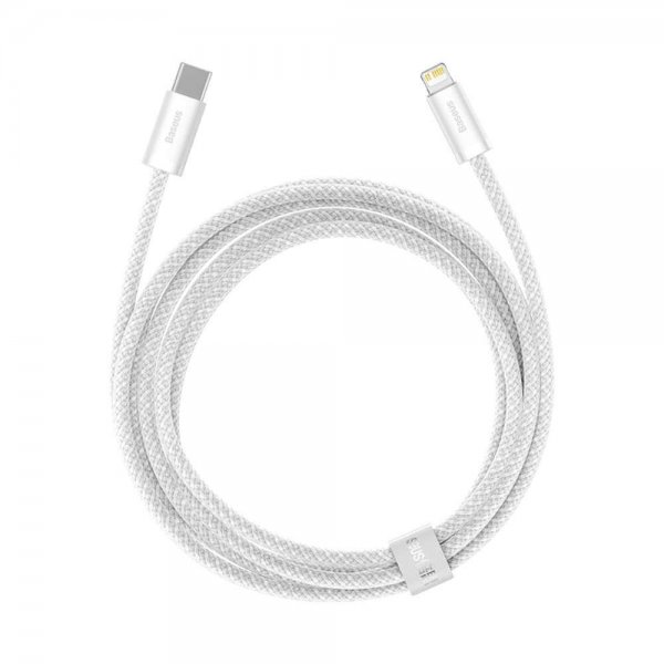 Baseus Kabel Dynamic Series USB-C til Lightning 2 m Hvid