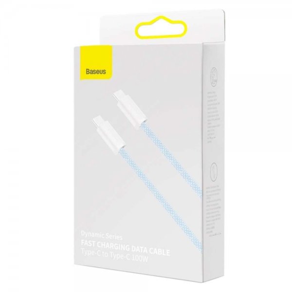 Baseus Kabel Dynamic Series USB-C til USB-C 2 m Blå