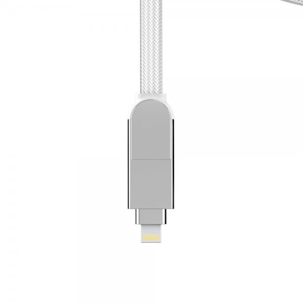 Rolling Square Kabel inCharge XL 100W 3m 6-i-1 Glacier White