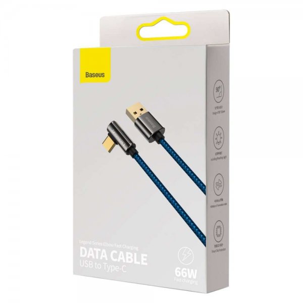 Baseus Kabel Legend Series USB-A til USB-C 2 m Blå