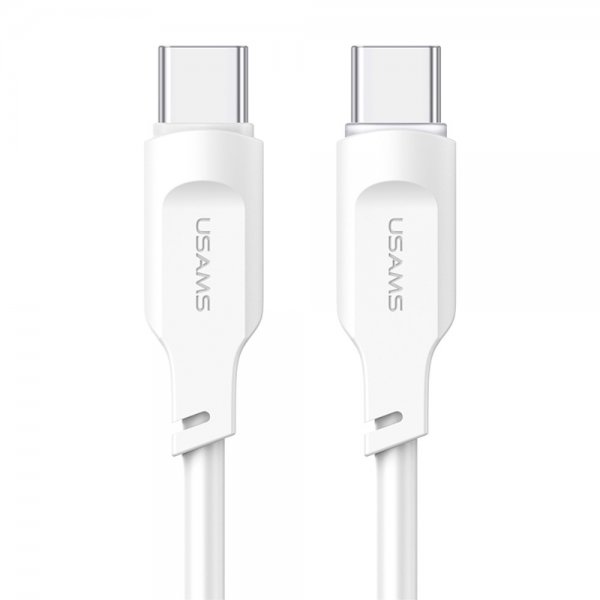 USAMS Kabel Lithe Series USB-C/USB-C 1.2 m Hvid