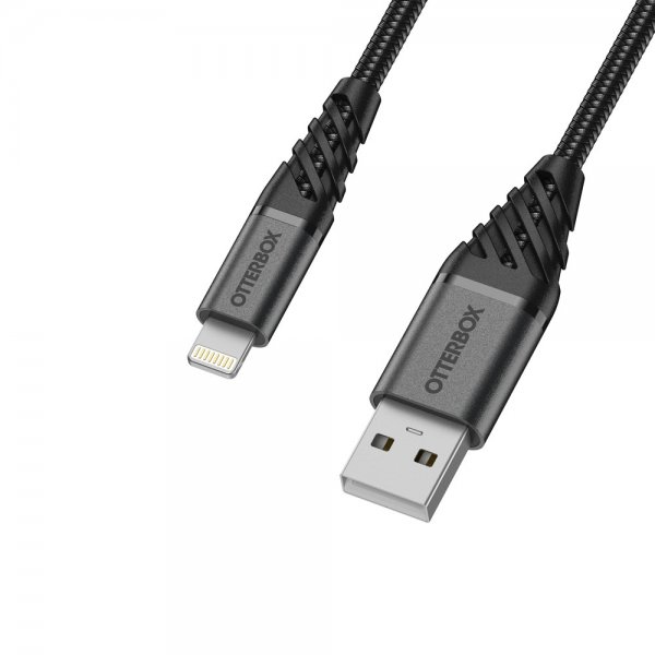 Otterbox Kabel Premium Lightning til USB-A Kabel 2m Dark Ash