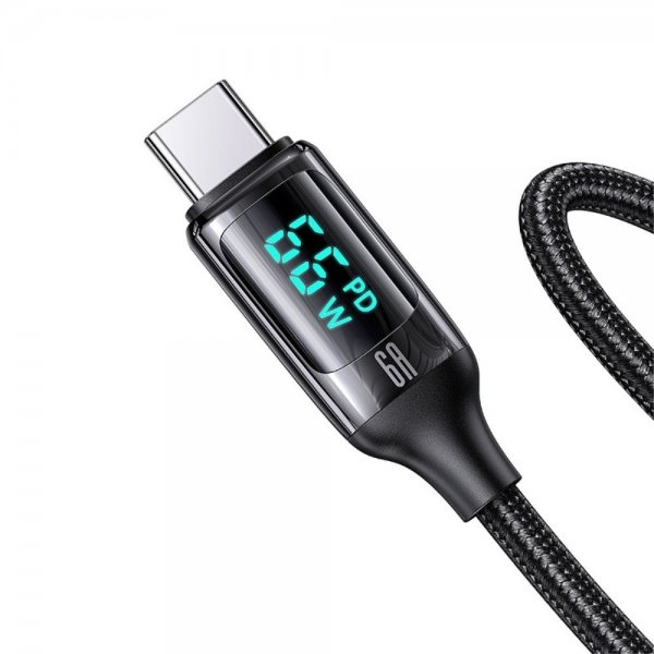 USAMS Kabel U78 Display USB-A/USB-C 1.2 m Hvid