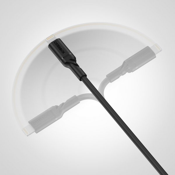 Otterbox Kabel USB-A til Lightning 2 meter Sort