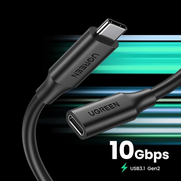 Ugreen Kabel USB-C forlængerkabel 100W 4K 1m