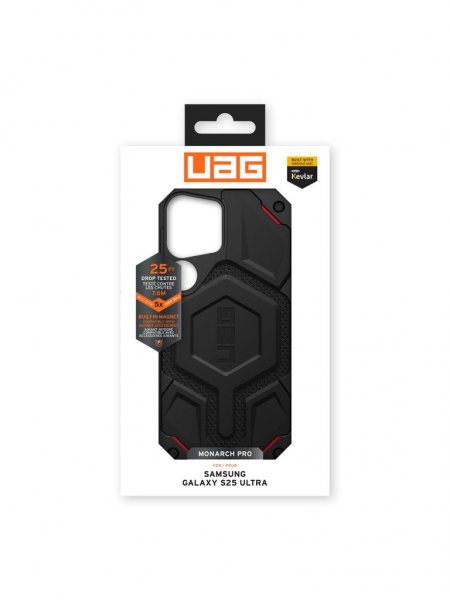 Urban Armor Gear (UAG) Samsung Galaxy S25 Ultra Cover Monarch Pro Kevlar MagSafe Sort