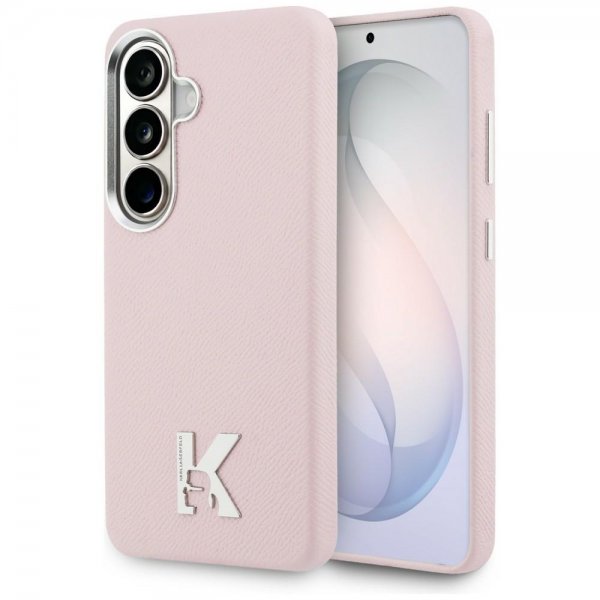 Karl Lagerfeld Samsung Galaxy S26 Cover K Logo MagSafe Pink