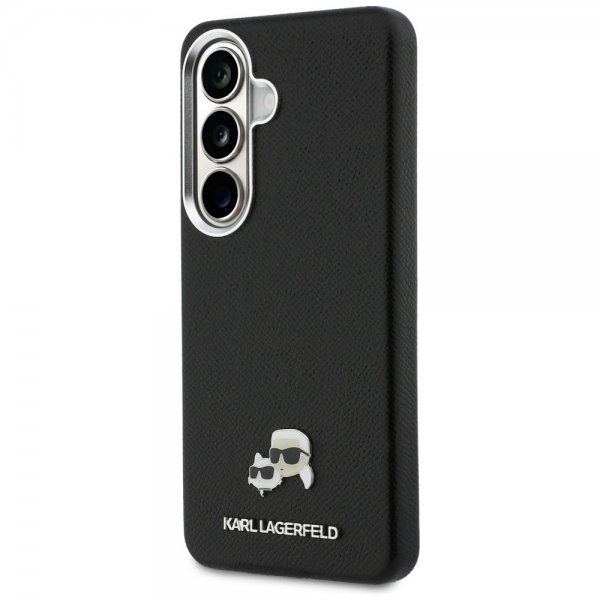 Karl Lagerfeld Samsung Galaxy S26 Plus Cover Saffiano MagSafe Sort