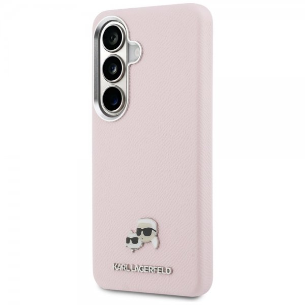 Karl Lagerfeld Samsung Galaxy S26 Plus Cover Saffiano MagSafe Rosa