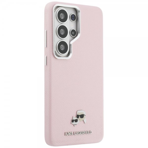 Karl Lagerfeld Samsung Galaxy S26 Ultra Cover Saffiano MagSafe Rosa
