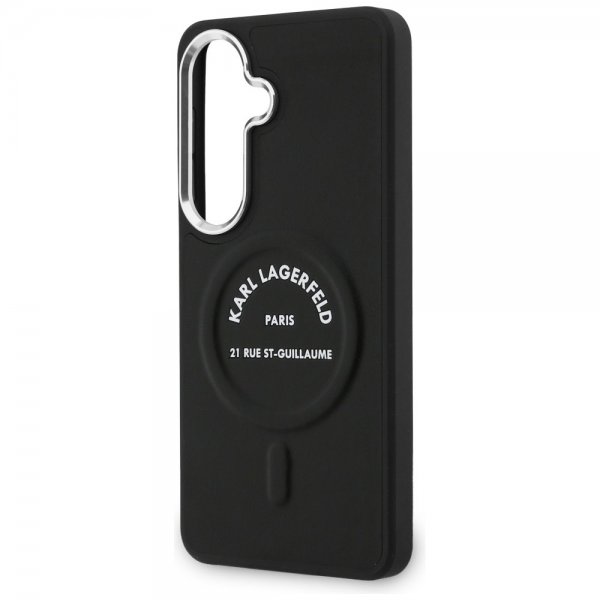Karl Lagerfeld Samsung Galaxy S26 Cover Embossed MagSafe RSG Sort