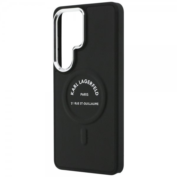 Karl Lagerfeld Samsung Galaxy S26 Ultra Cover Præget MagSafe RSG Sort