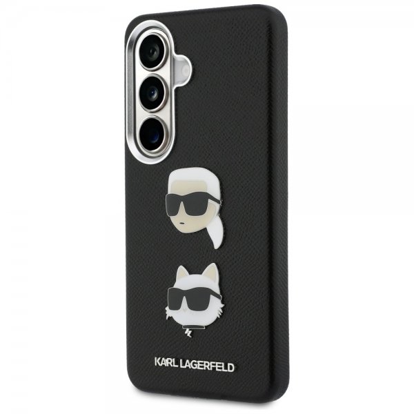 Karl Lagerfeld Samsung Galaxy S26 Cover Saffiano Karl & Choupette Sort