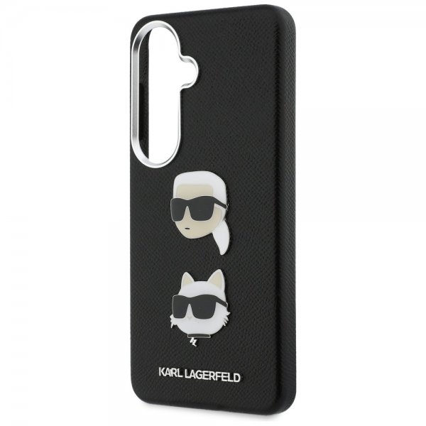Karl Lagerfeld Samsung Galaxy S26 Cover Saffiano Karl & Choupette Sort