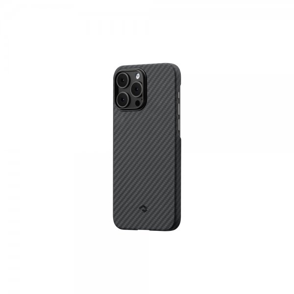 Pitaka iPhone 14 Pro Cover MagEZ Case 3 Sort/Grå Twill