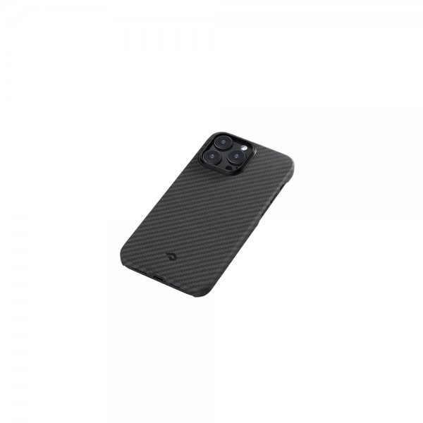 Pitaka iPhone 14 Pro Cover MagEZ Case 3 Sort/Grå Twill