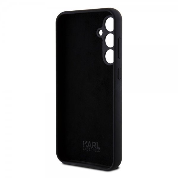 Karl Lagerfeld Samsung Galaxy S23 FE Cover Liquid Silicone Ikonik Karl Sort