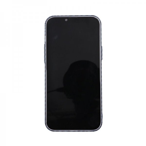iPhone 14 Plus Cover Kulfibermønster Blå