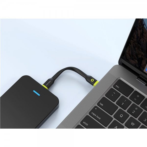 Mobile Origin Kompakt USB-C Kabel 10 cm Sort