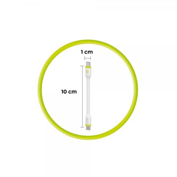 Mobile Origin Kompakt USB-C Kabel 10 cm Hvid