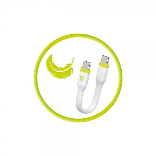 Mobile Origin Kompakt USB-C Kabel 10 cm Hvid