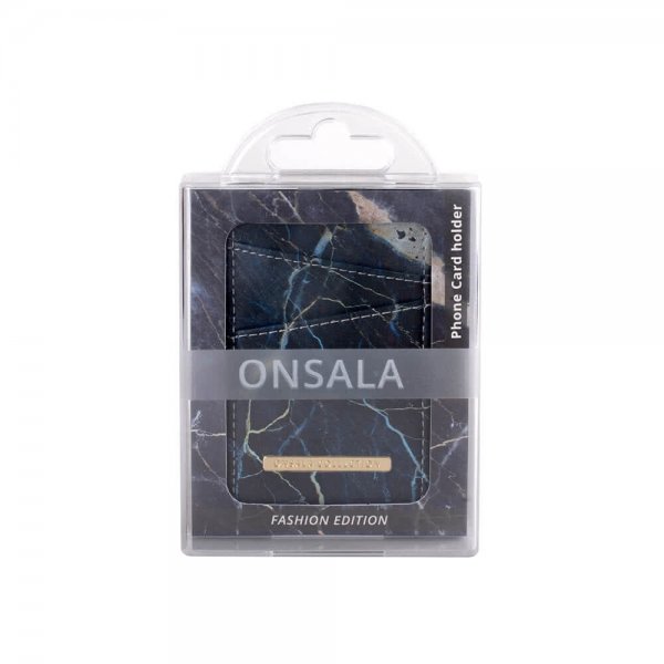 Onsala Kortholder Black Galaxy Marble
