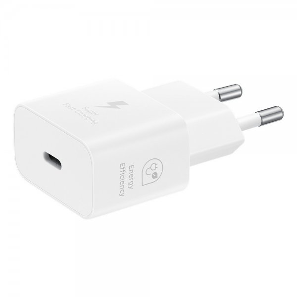 Samsung Original Oplader 25W Strømadapter Hvid