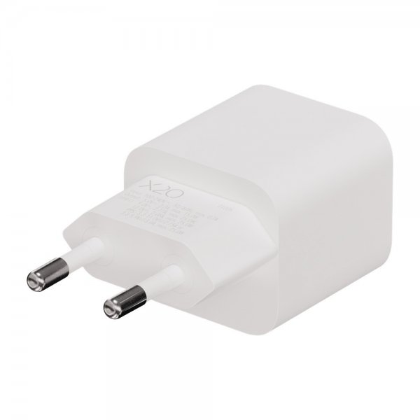 X2O Oplader 25W USB-C GaN Hvid